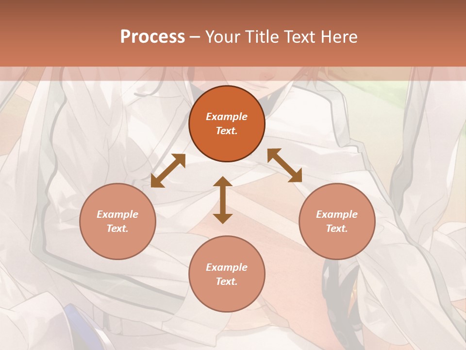 A Couple Of People Sitting Next To Each Other PowerPoint Template