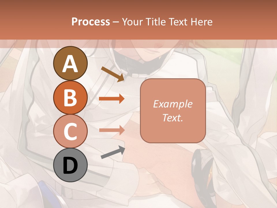 A Couple Of People Sitting Next To Each Other PowerPoint Template