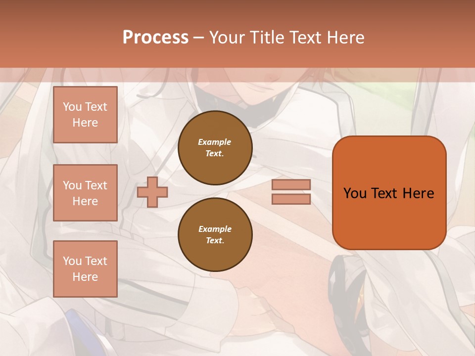 A Couple Of People Sitting Next To Each Other PowerPoint Template