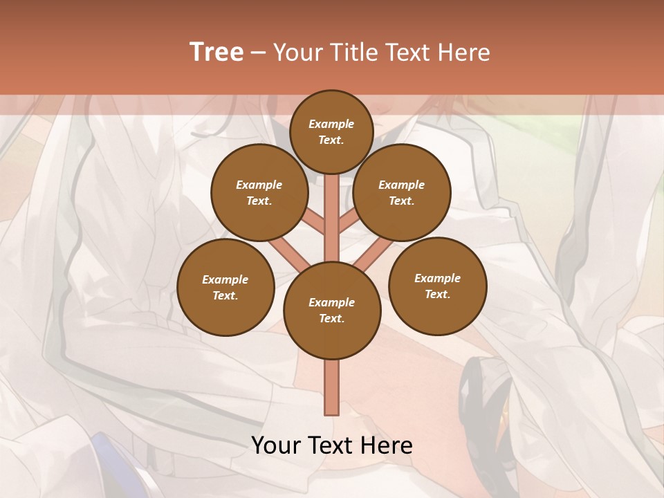 A Couple Of People Sitting Next To Each Other PowerPoint Template