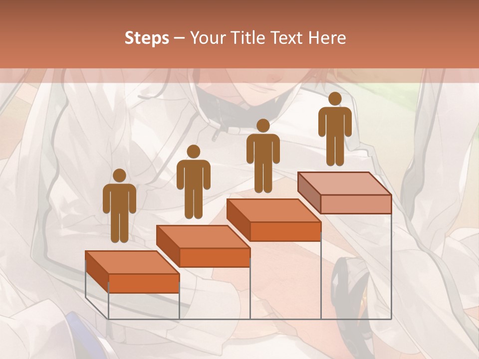 A Couple Of People Sitting Next To Each Other PowerPoint Template