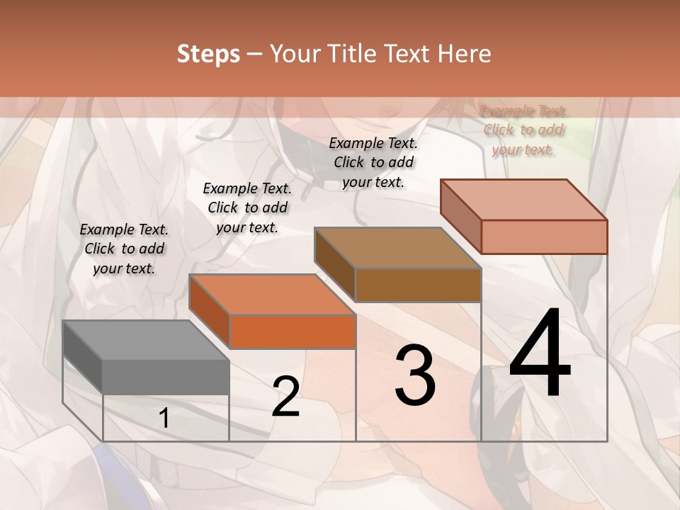 A Couple Of People Sitting Next To Each Other PowerPoint Template