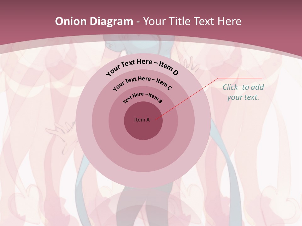 A Girl With Pink Hair Standing In Front Of A Group Of People PowerPoint Template