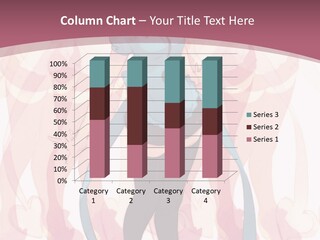 A Girl With Pink Hair Standing In Front Of A Group Of People PowerPoint Template