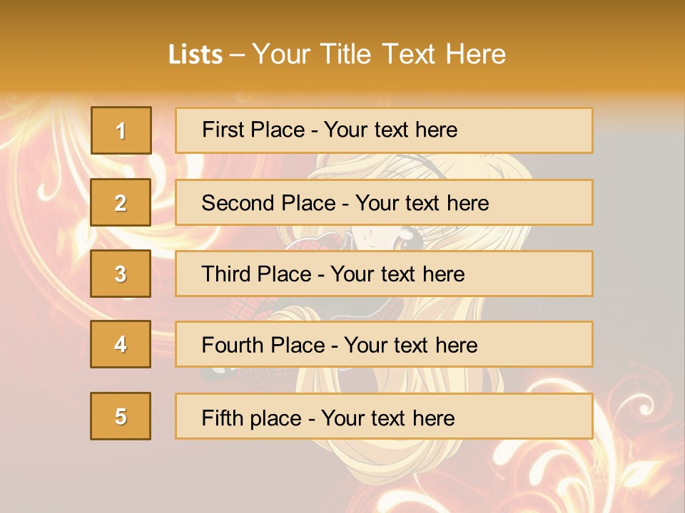 A Woman With Long Blonde Hair Is Standing In Front Of A Red Background PowerPoint Template