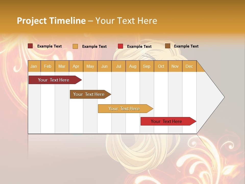 A Woman With Long Blonde Hair Is Standing In Front Of A Red Background PowerPoint Template