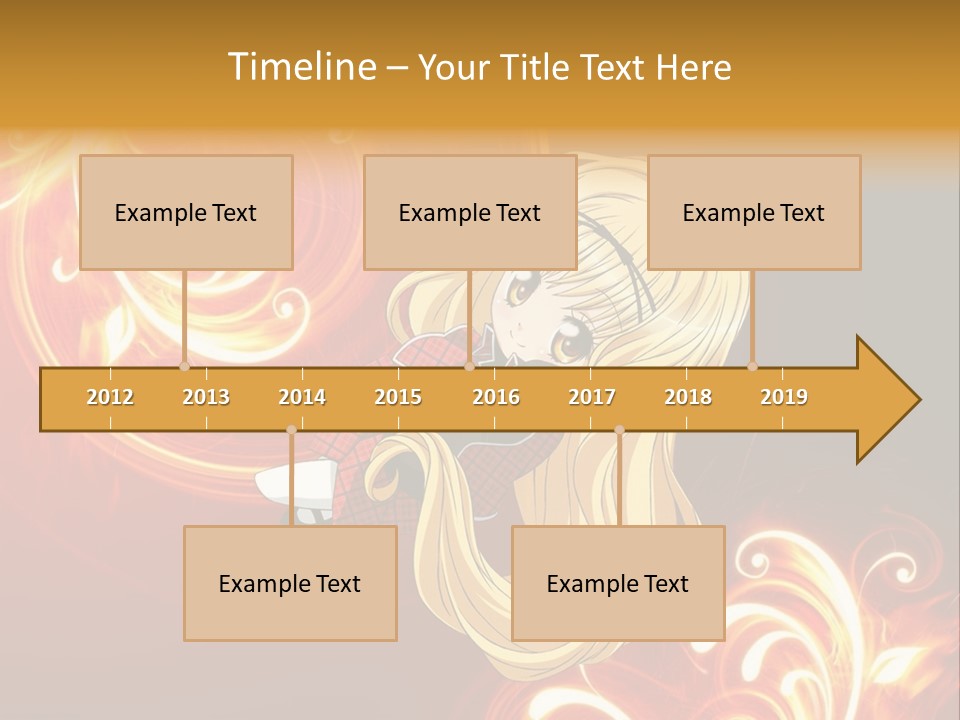 A Woman With Long Blonde Hair Is Standing In Front Of A Red Background PowerPoint Template