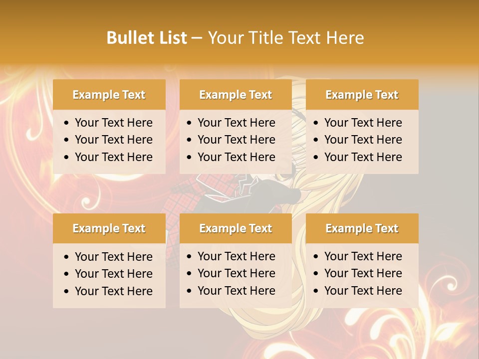 A Woman With Long Blonde Hair Is Standing In Front Of A Red Background PowerPoint Template