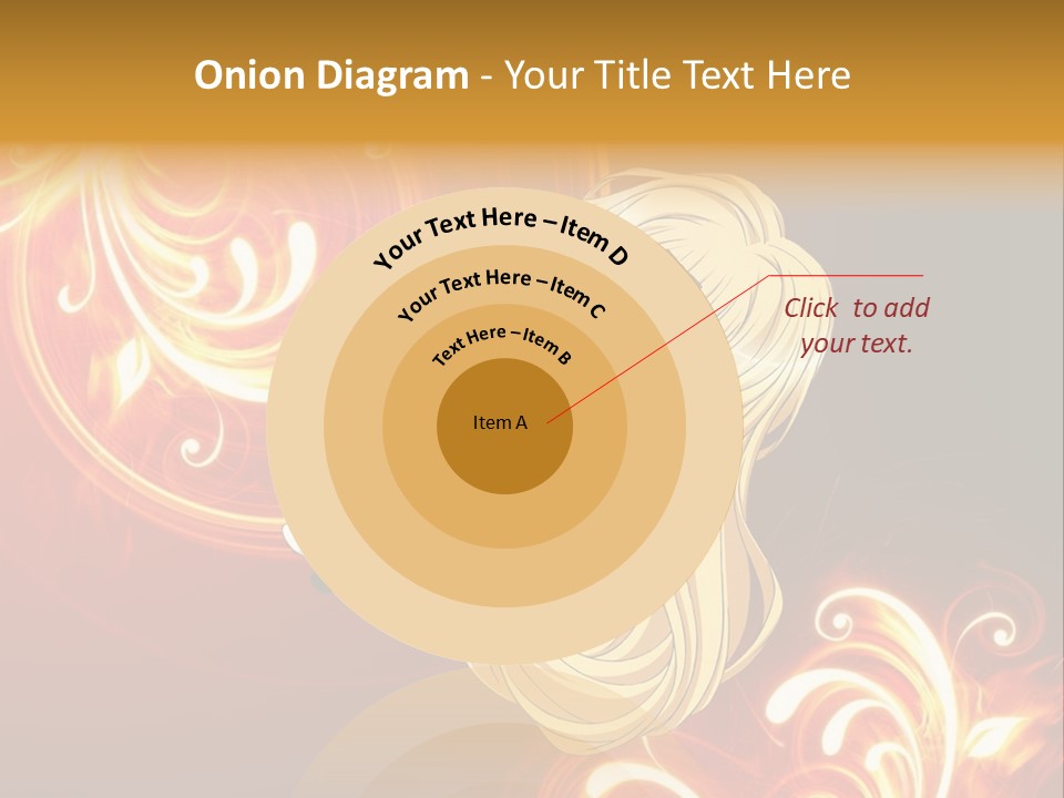 A Woman With Long Blonde Hair Is Standing In Front Of A Red Background PowerPoint Template