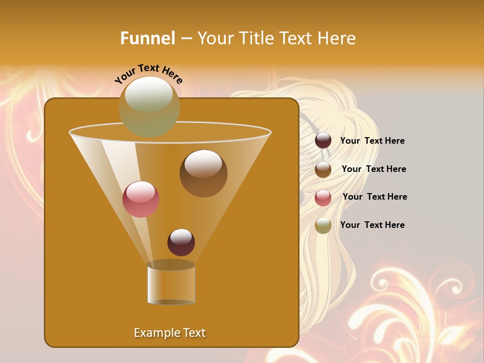 A Woman With Long Blonde Hair Is Standing In Front Of A Red Background PowerPoint Template