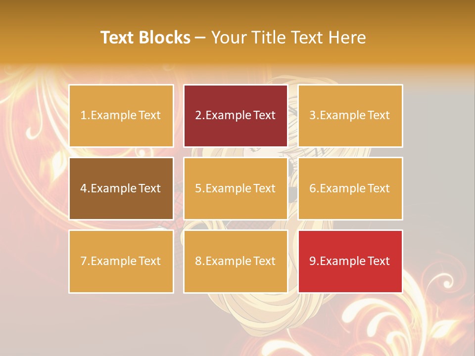 A Woman With Long Blonde Hair Is Standing In Front Of A Red Background PowerPoint Template