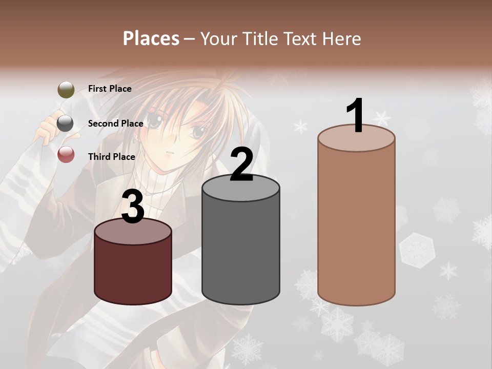 A Anime Character With A Sword In His Hand PowerPoint Template