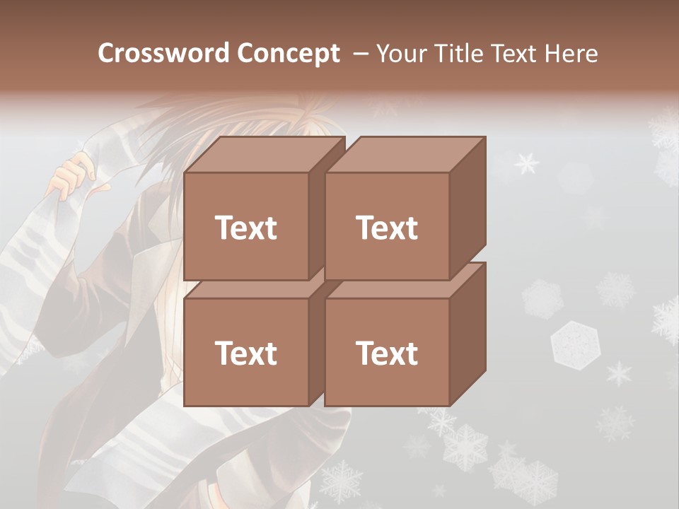 A Anime Character With A Sword In His Hand PowerPoint Template