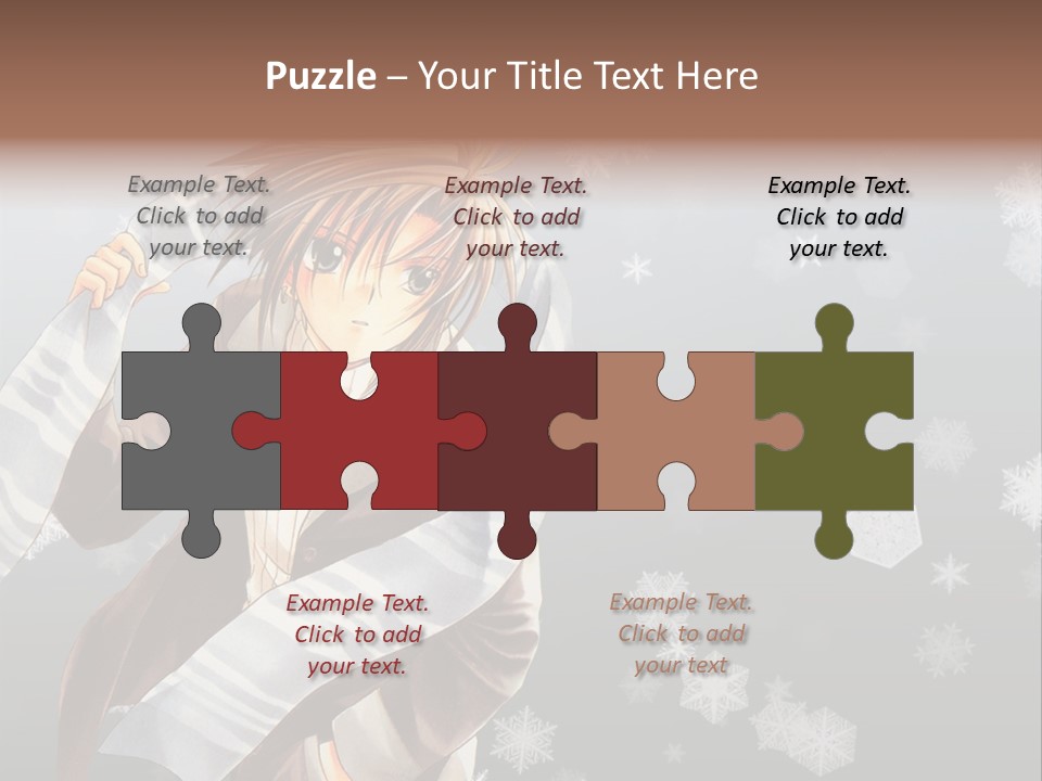 A Anime Character With A Sword In His Hand PowerPoint Template