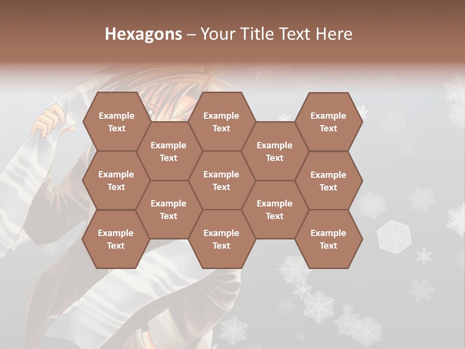 A Anime Character With A Sword In His Hand PowerPoint Template