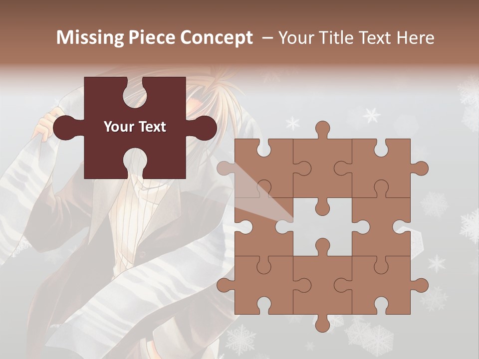 A Anime Character With A Sword In His Hand PowerPoint Template