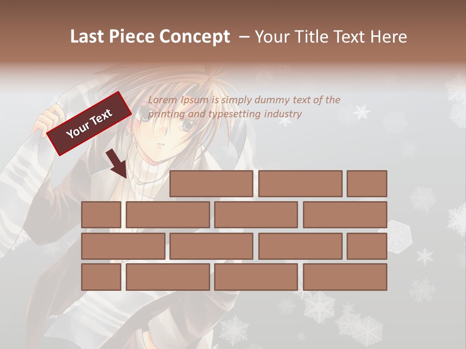A Anime Character With A Sword In His Hand PowerPoint Template