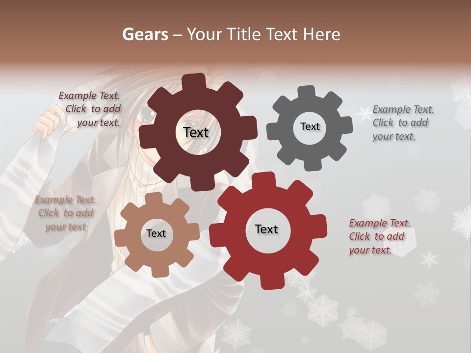 A Anime Character With A Sword In His Hand PowerPoint Template