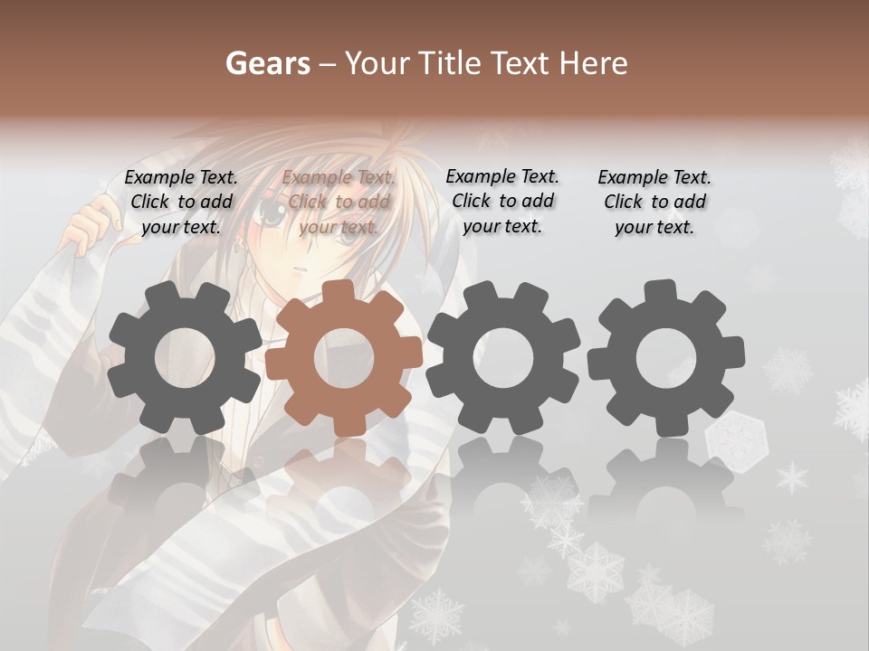 A Anime Character With A Sword In His Hand PowerPoint Template