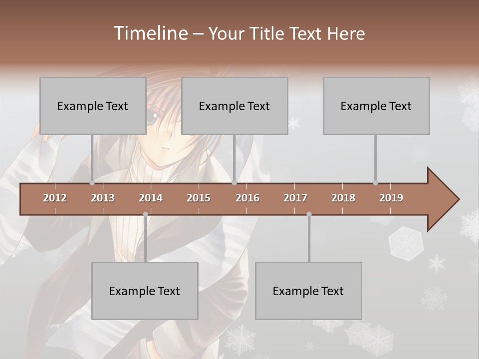 A Anime Character With A Sword In His Hand PowerPoint Template