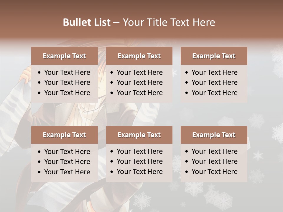A Anime Character With A Sword In His Hand PowerPoint Template