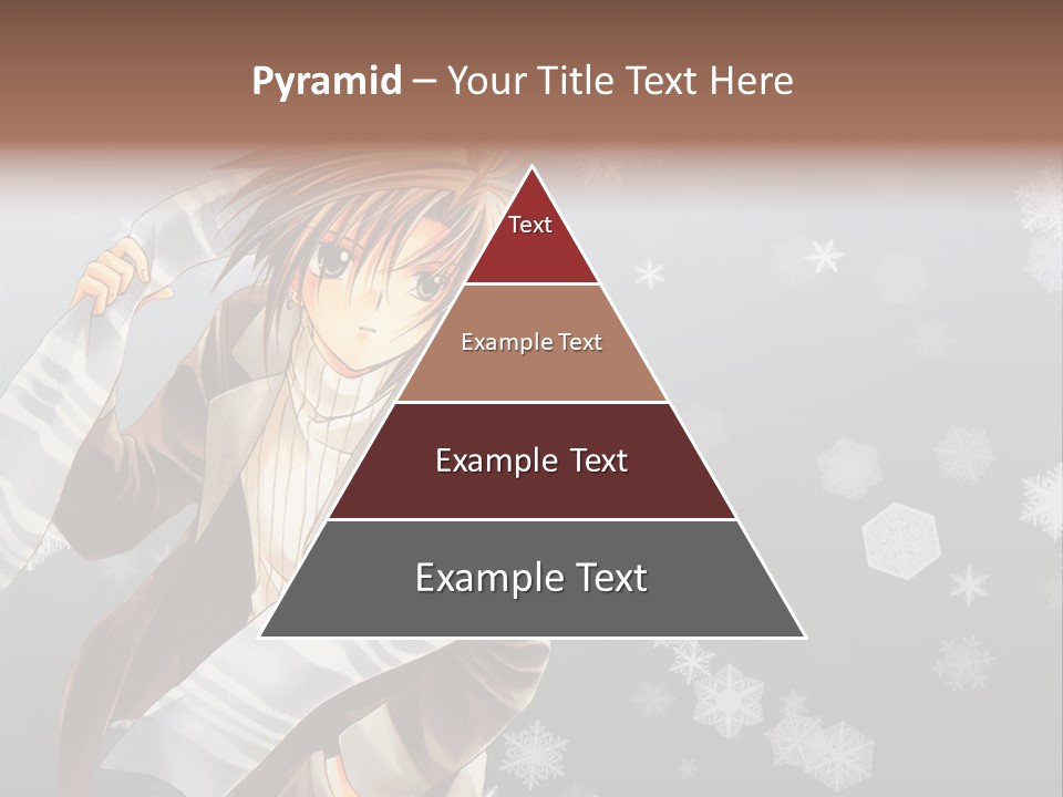 A Anime Character With A Sword In His Hand PowerPoint Template