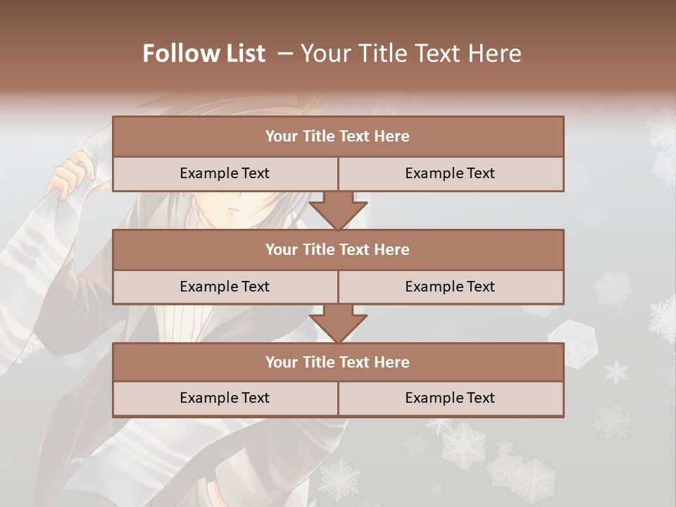 A Anime Character With A Sword In His Hand PowerPoint Template