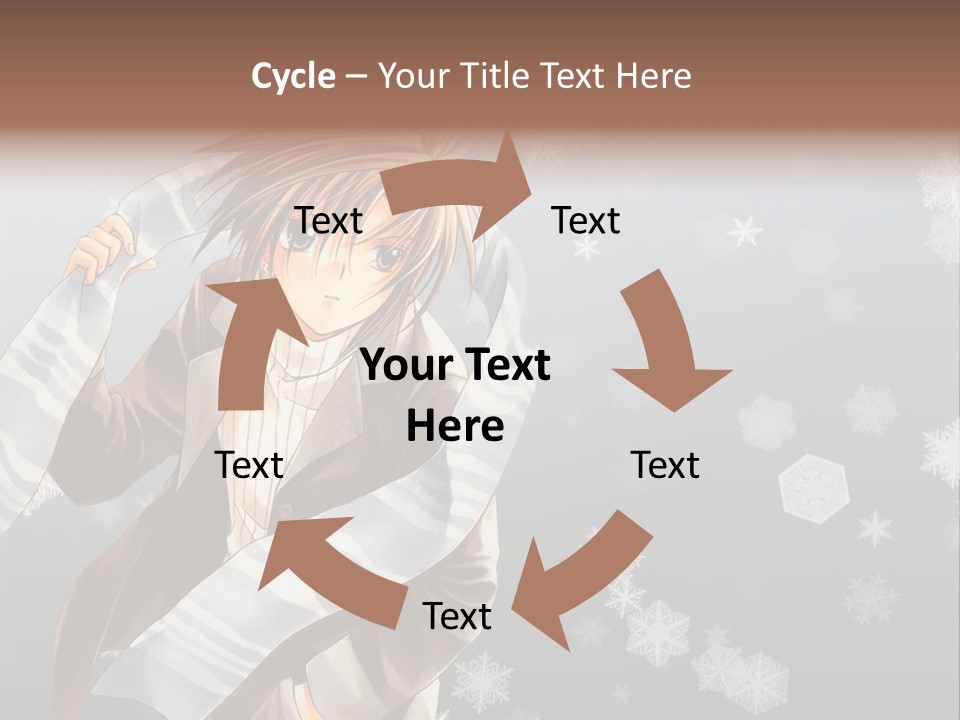 A Anime Character With A Sword In His Hand PowerPoint Template