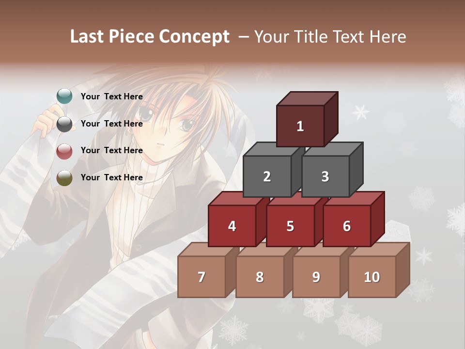 A Anime Character With A Sword In His Hand PowerPoint Template