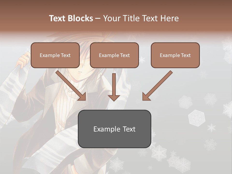 A Anime Character With A Sword In His Hand PowerPoint Template