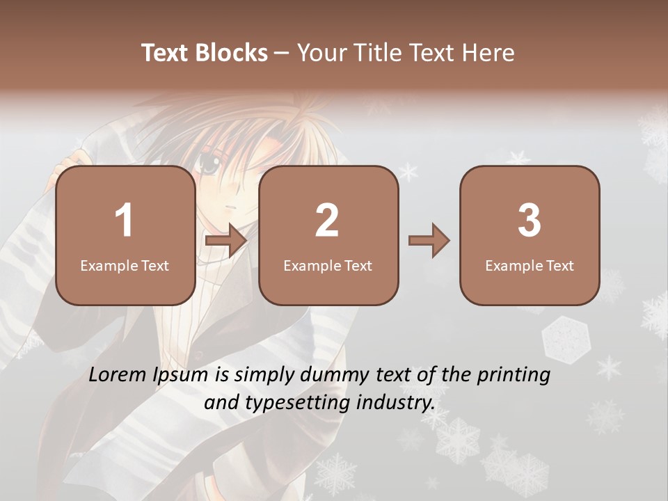 A Anime Character With A Sword In His Hand PowerPoint Template