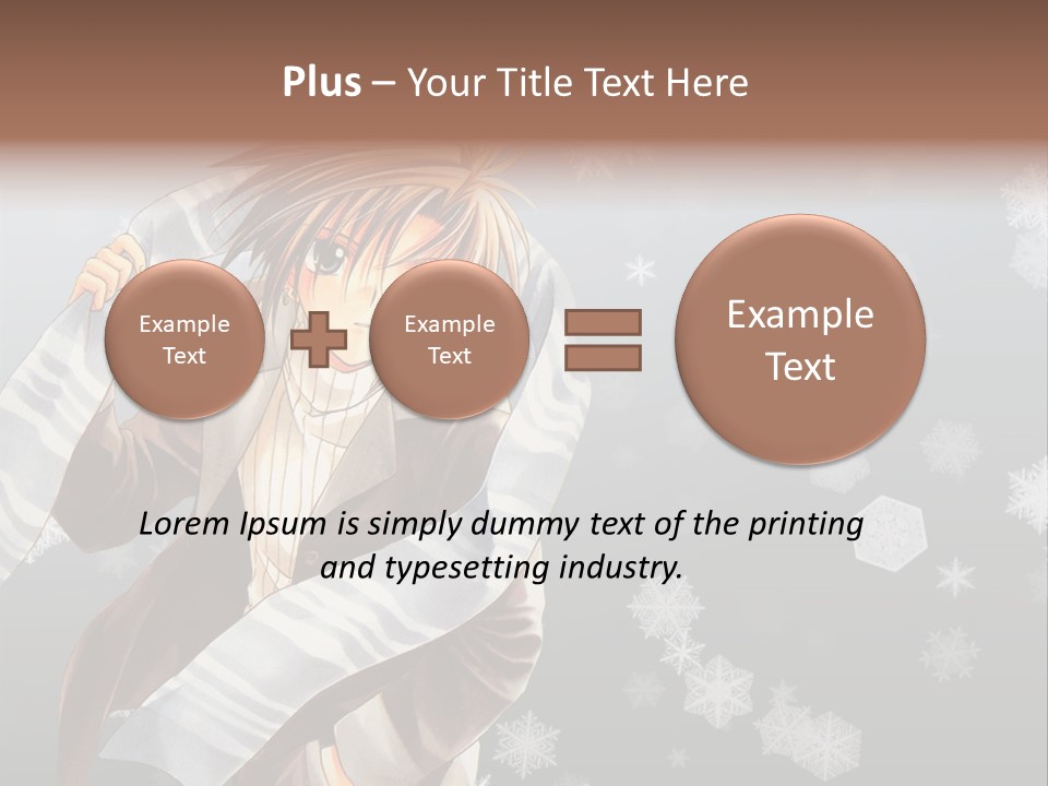 A Anime Character With A Sword In His Hand PowerPoint Template