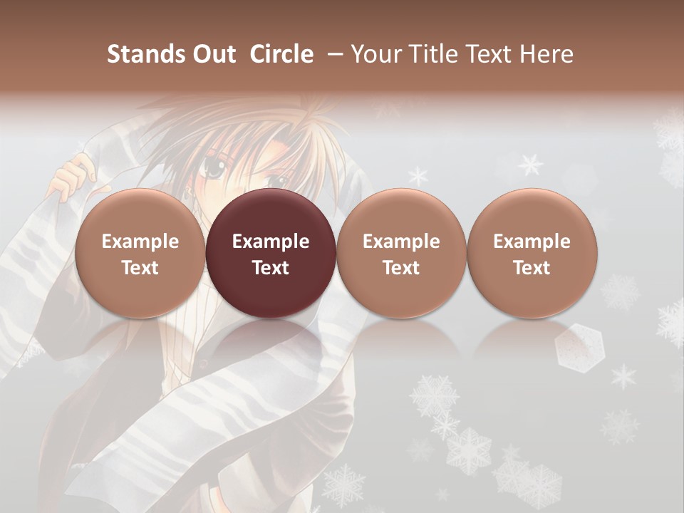 A Anime Character With A Sword In His Hand PowerPoint Template
