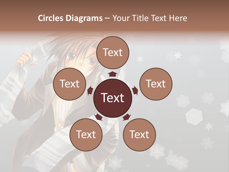 A Anime Character With A Sword In His Hand PowerPoint Template