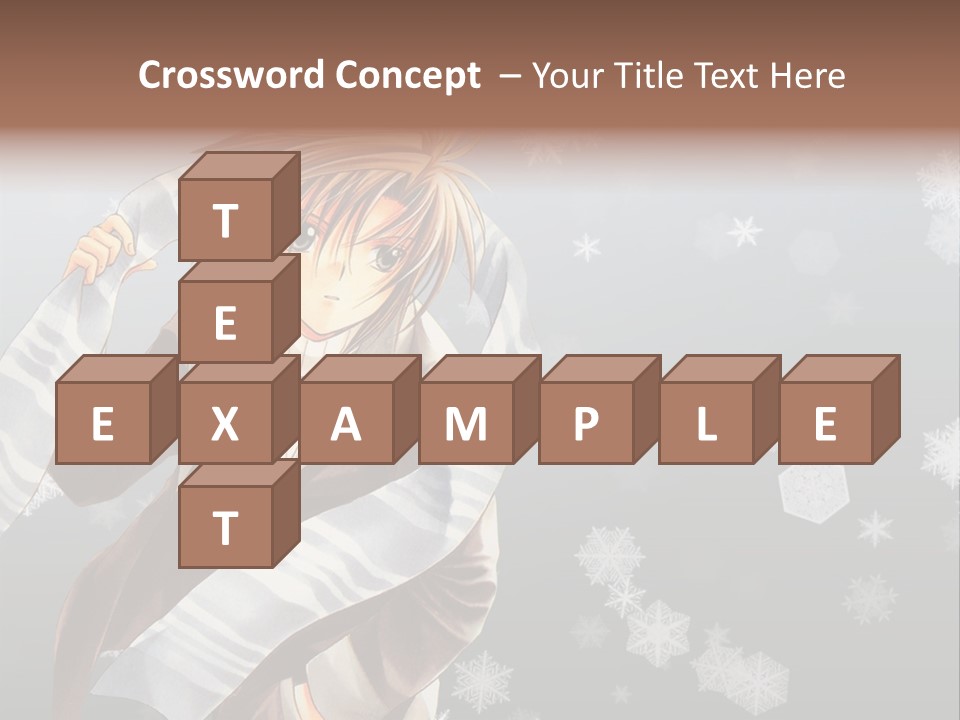 A Anime Character With A Sword In His Hand PowerPoint Template