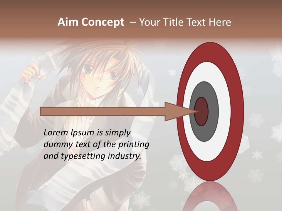 A Anime Character With A Sword In His Hand PowerPoint Template