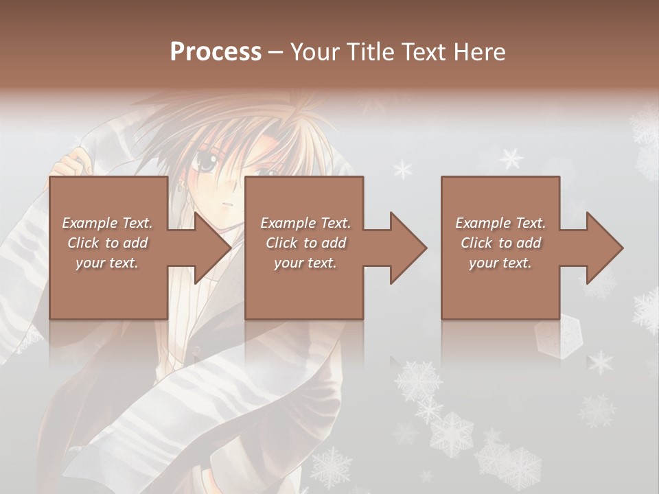 A Anime Character With A Sword In His Hand PowerPoint Template