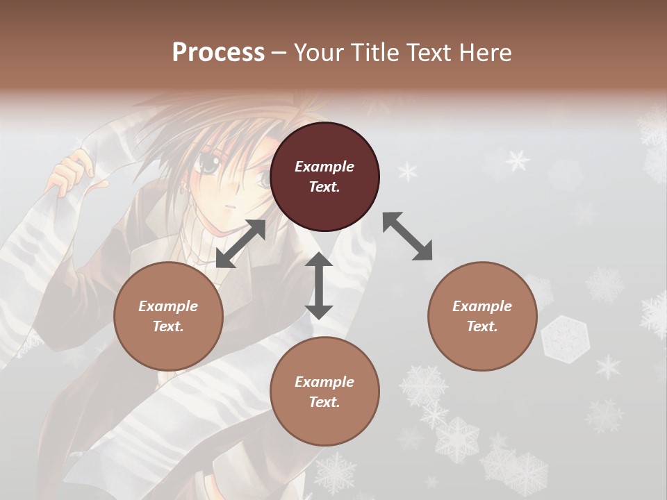 A Anime Character With A Sword In His Hand PowerPoint Template