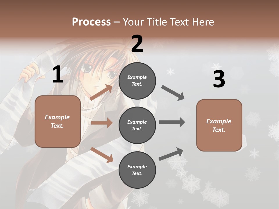 A Anime Character With A Sword In His Hand PowerPoint Template