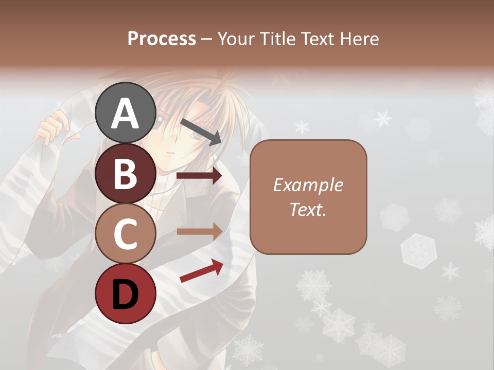A Anime Character With A Sword In His Hand PowerPoint Template