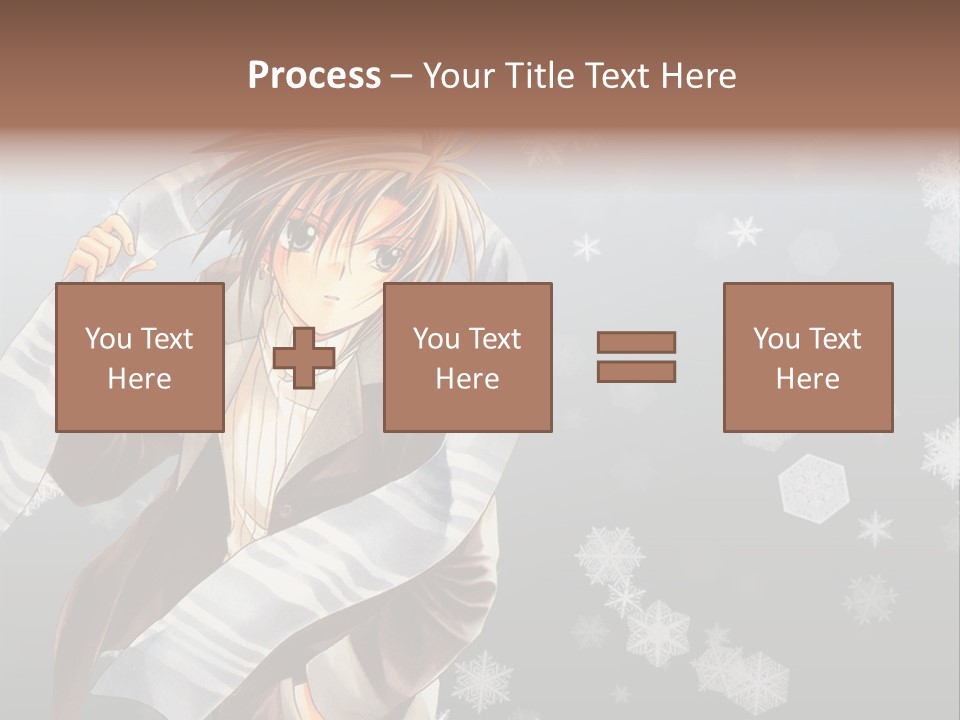 A Anime Character With A Sword In His Hand PowerPoint Template