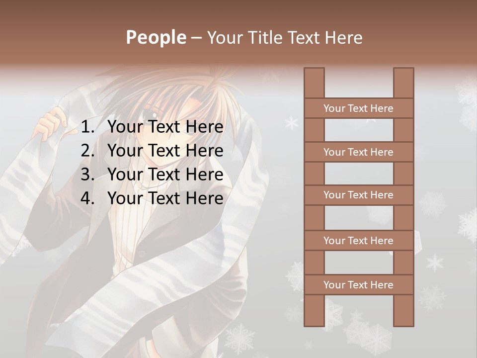 A Anime Character With A Sword In His Hand PowerPoint Template