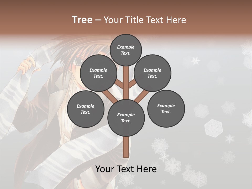 A Anime Character With A Sword In His Hand PowerPoint Template