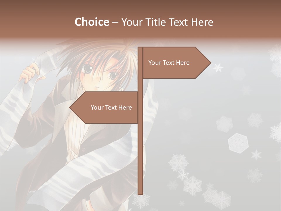 A Anime Character With A Sword In His Hand PowerPoint Template