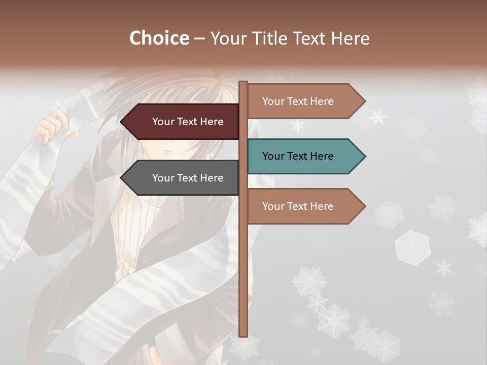 A Anime Character With A Sword In His Hand PowerPoint Template