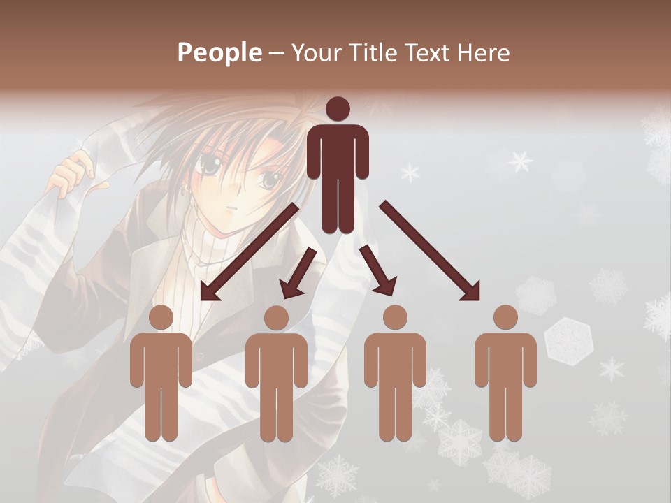 A Anime Character With A Sword In His Hand PowerPoint Template