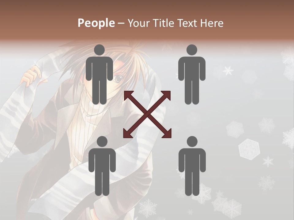 A Anime Character With A Sword In His Hand PowerPoint Template