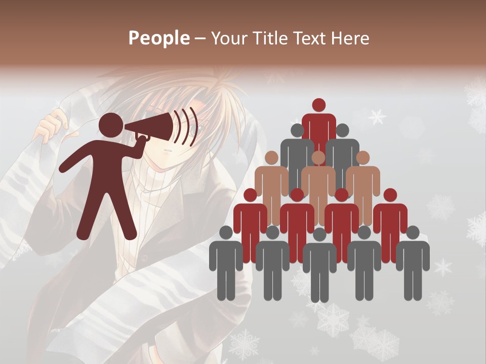 A Anime Character With A Sword In His Hand PowerPoint Template