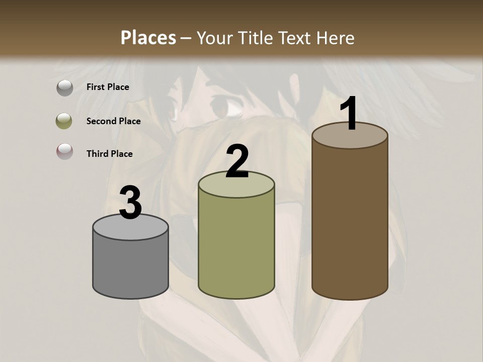 A Picture Of An Angel With A Halo Above It PowerPoint Template