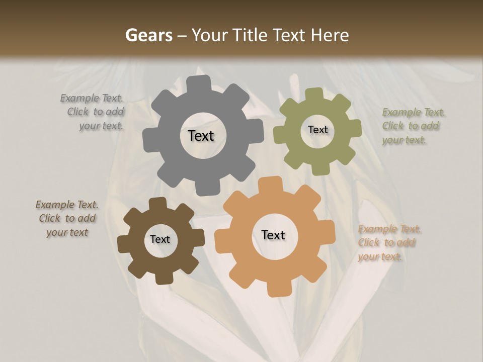 A Picture Of An Angel With A Halo Above It PowerPoint Template